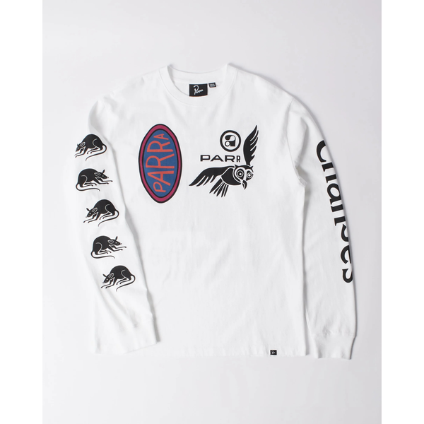 Parra "Team Changes" Long sleeve T-Shirt - White
