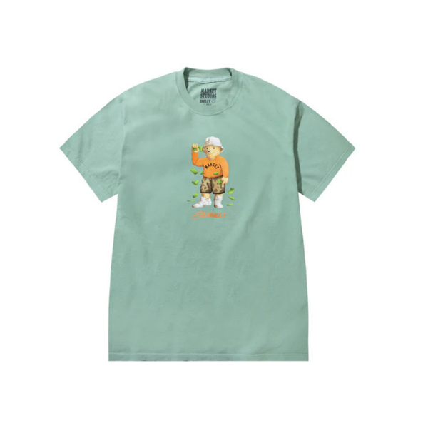 Market Making It Rain Bear T-Shirt - Green