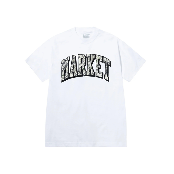 Market Money Arc T-Shirt - White