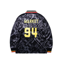 Market Smiley International Flags Long Sleeve Soccer Jersey - Black
