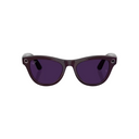 Ray-Ban x Meta Skyler Gen 2 RW4014 Violet/Transitions Amethyst Lens Sunglass - Shiny Violet