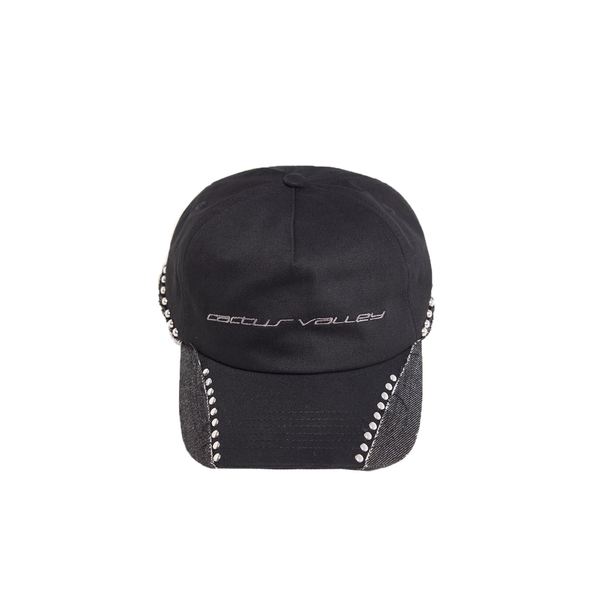 Cactus Valley Studded Hat - "Black"