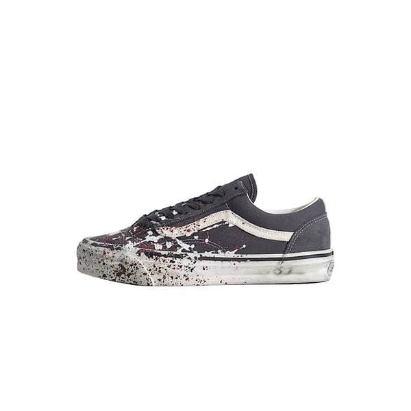 Men's Vans Premium Old Skool 36 Shoe - "Paint Splatter Charcoal Grey"