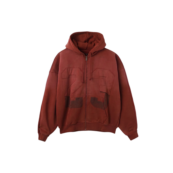 Jordan Full Zip Neighborhood Pack Hoodie - Dark Team Red