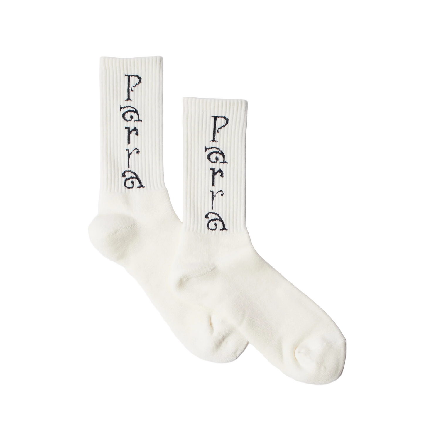 Parra "Weird Trad Logo" Socks - White