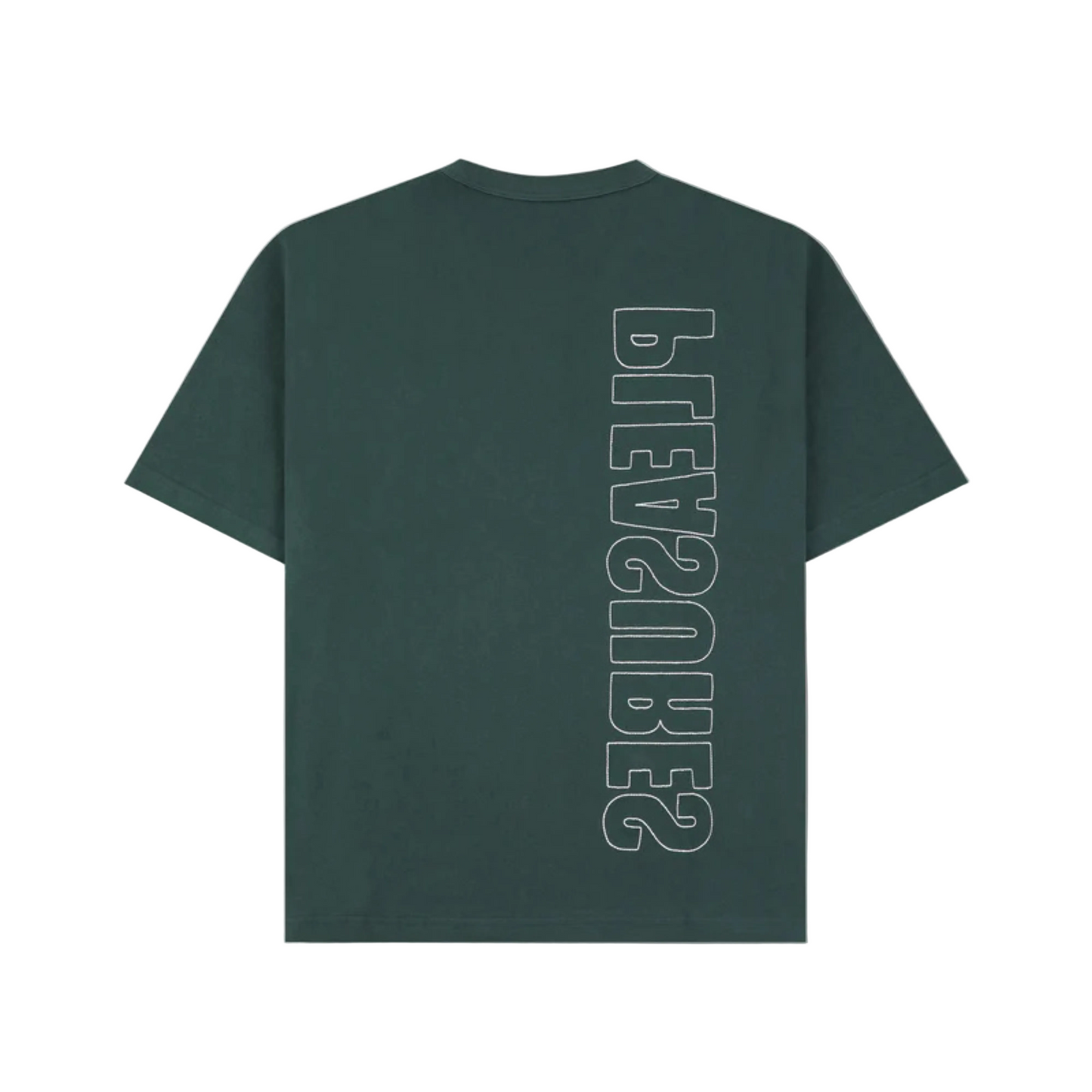 Pleasures Outline Heavyweight T-Shirt - Forest Green