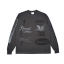 Individualist Power Test Print L/S Tee - Charcoal