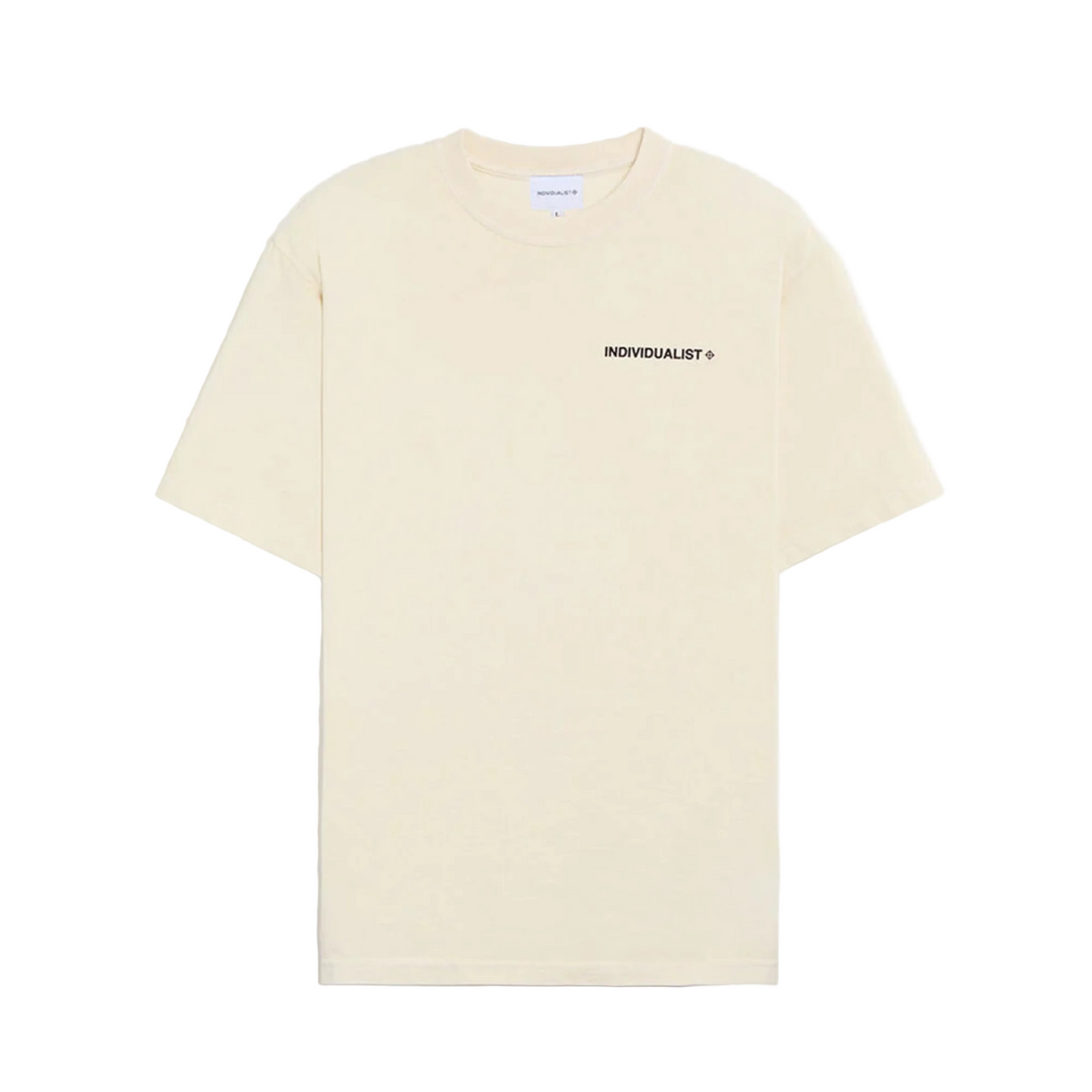 Individualist "Painted Logo" S/S Tee 2 - Antique White/Blue/Green