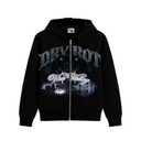 Dry Rot "Vice Valley" ZIp Up Hoodie - "Black"