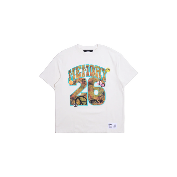 Memory Lane "Graffiti" Tee - "Antique White"