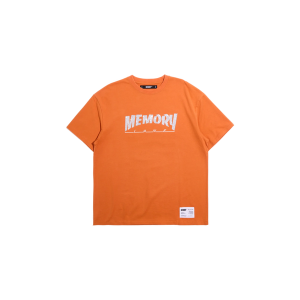 Memory Lane "Action" Tee - "Orange Bang"