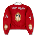 Wanted Apparel "Wanted Kings" Varsity Jacket - Red