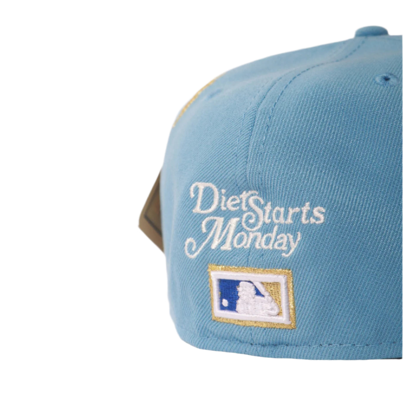 New Era x Diet Starts Monday 59Fifty Milwaukee Brewers Lightning Bolts Fitted  - Baby Blue
