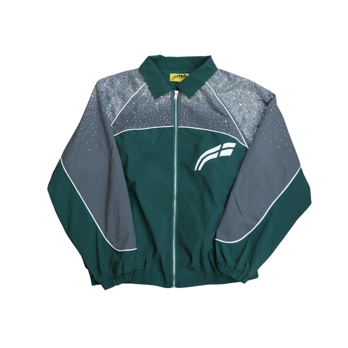 RVS Labs "Astral" Zip Windbreaker - Grey/Green