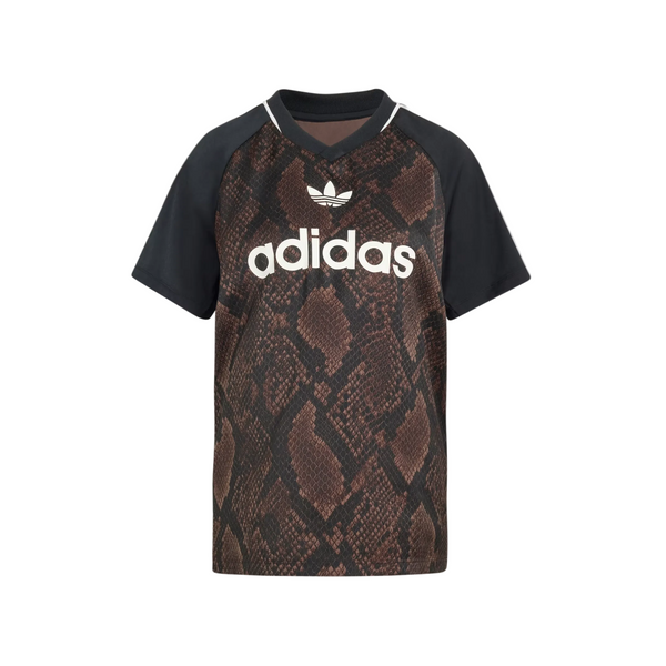 Adidas "Snake Print Satin" Jersey