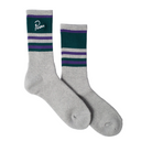 Parra Signature Striped Crew Socks - "Grey"
