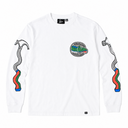 Parra "Bike Hammer" Long Sleeve T-Shirt - "White"