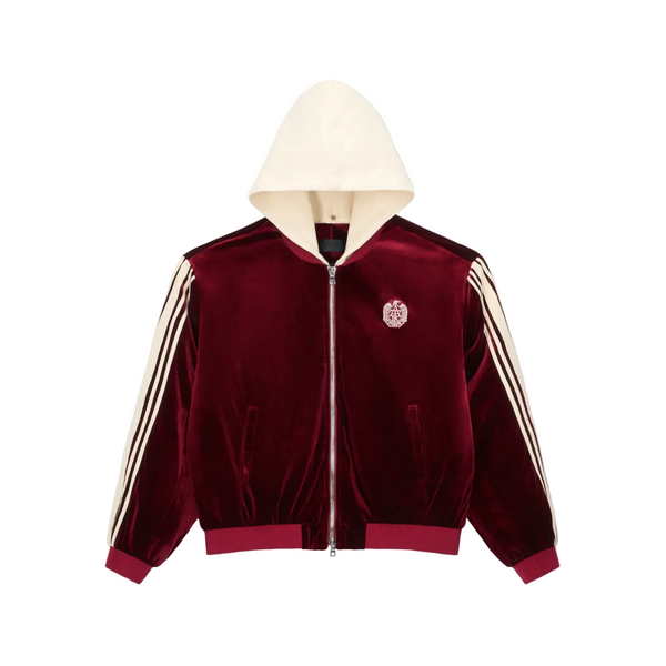 RTA "REI" Bomber Hoodie - "Black Crest"