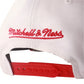 Mitchell & Ness x SolePlay NBA Two-Tone Pro Pinch Snapback - White/Red