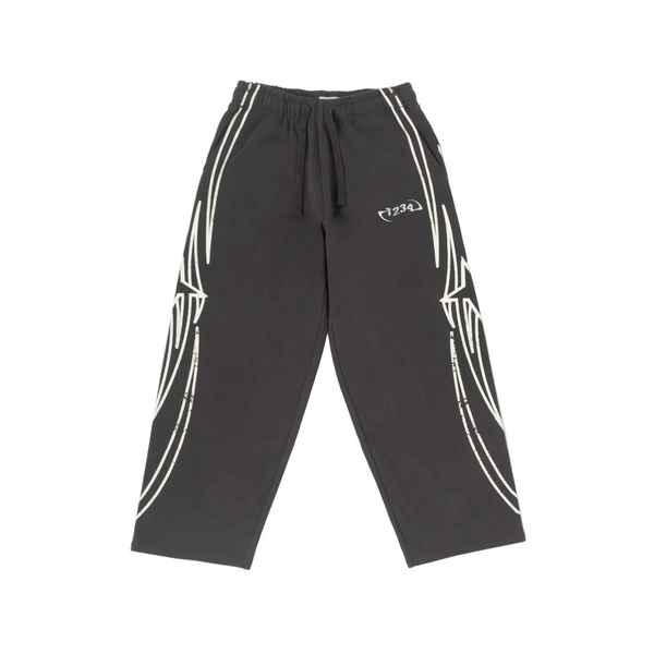 BLDG4. "Star" Pant - "Charcoal Black"
