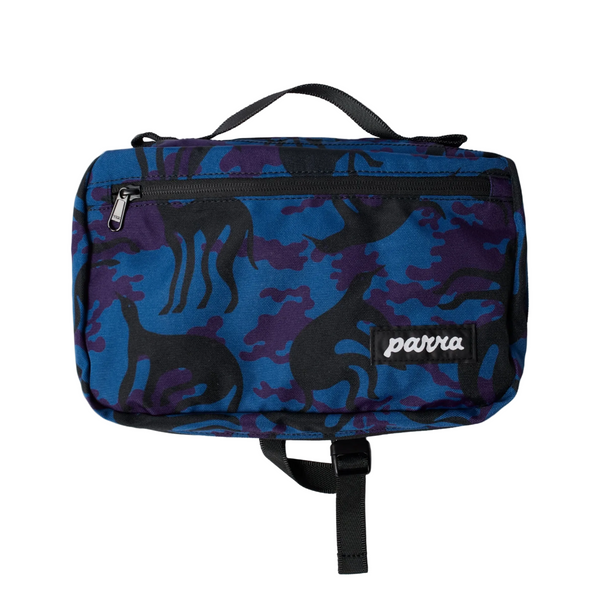 Parra "Purple Camo Beast" Toiletry Bag - "Blue"