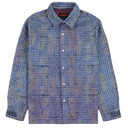 Pleasures "Operator" Reversible Oversize Shirt - "Blue"