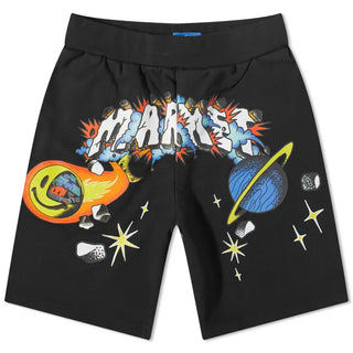 MARKET SMILEY CONFLICTED SWEATSHORTS | BLACK