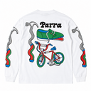 Parra "Bike Hammer" Long Sleeve T-Shirt - "White"