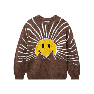 Market Smiley Sunrise Sweater - Acorn