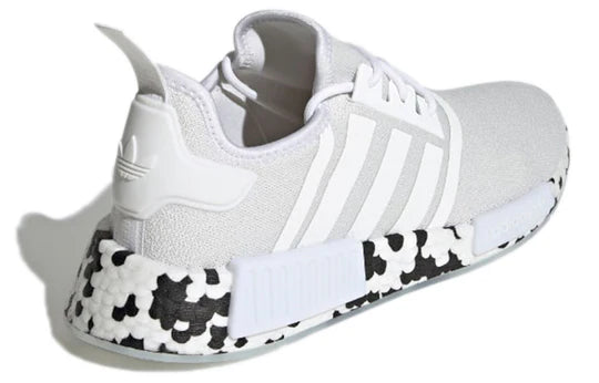 Men's Adidas NMD R1 - "White Black Speckle" Sole Play Men's Adidas NMD R1 - "White Black Speckle" Sole Play