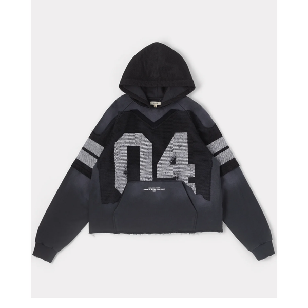 BLDG4. "Frame" Hoodie - "Charcoal Black"