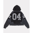 BLDG4. "Frame" Hoodie - "Charcoal Black"