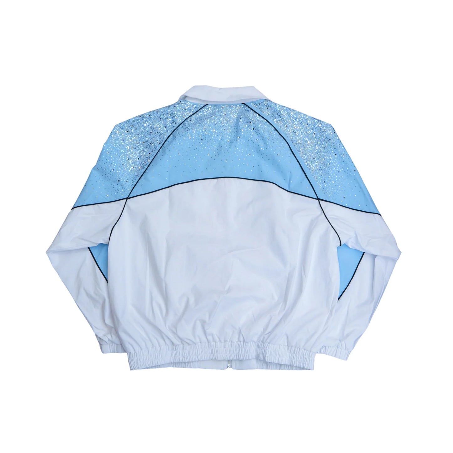 RVS Labs "Astral" Zip Windbreaker - White/Sky Blue