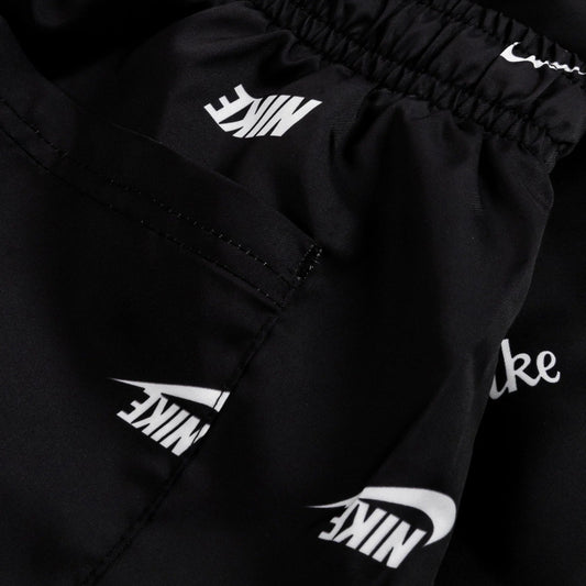 Nike Club Woven Flow Shorts - Black/White