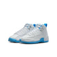 Big Kid's Air Jordan 12 Retro - "White and University Blue"
