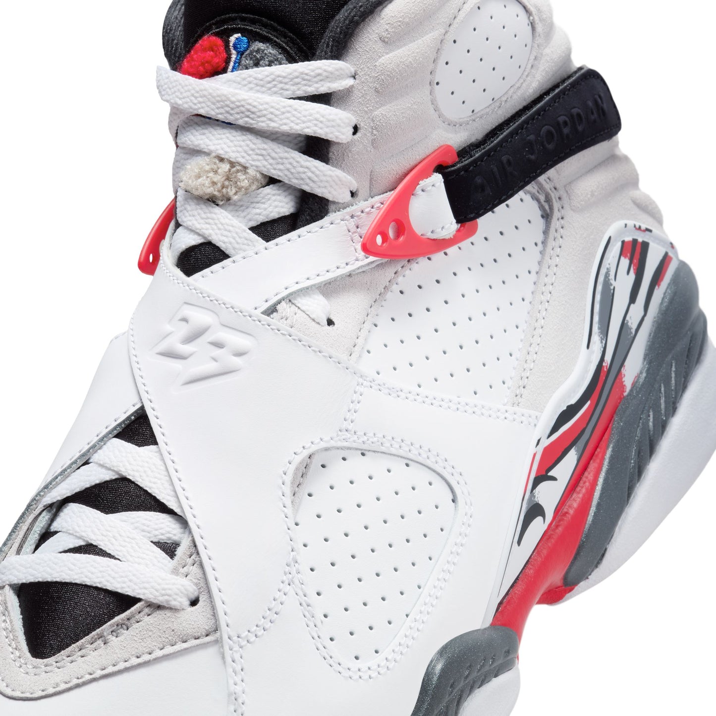 Men's Air Jordan 8 Retro - "White and True Red"