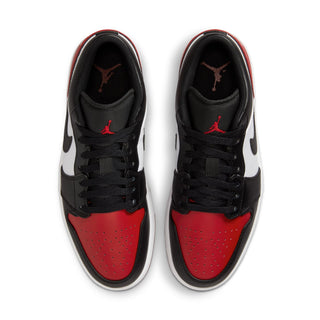 Men's Air Jordan 1 Low - White/Black/Varsity Red
