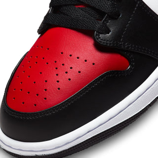 Men's Air Jordan 1 Mid - Black/Fire Red