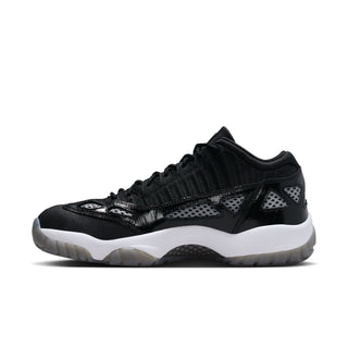 Men's Air Jordan 11 Retro Low IE - Black/White