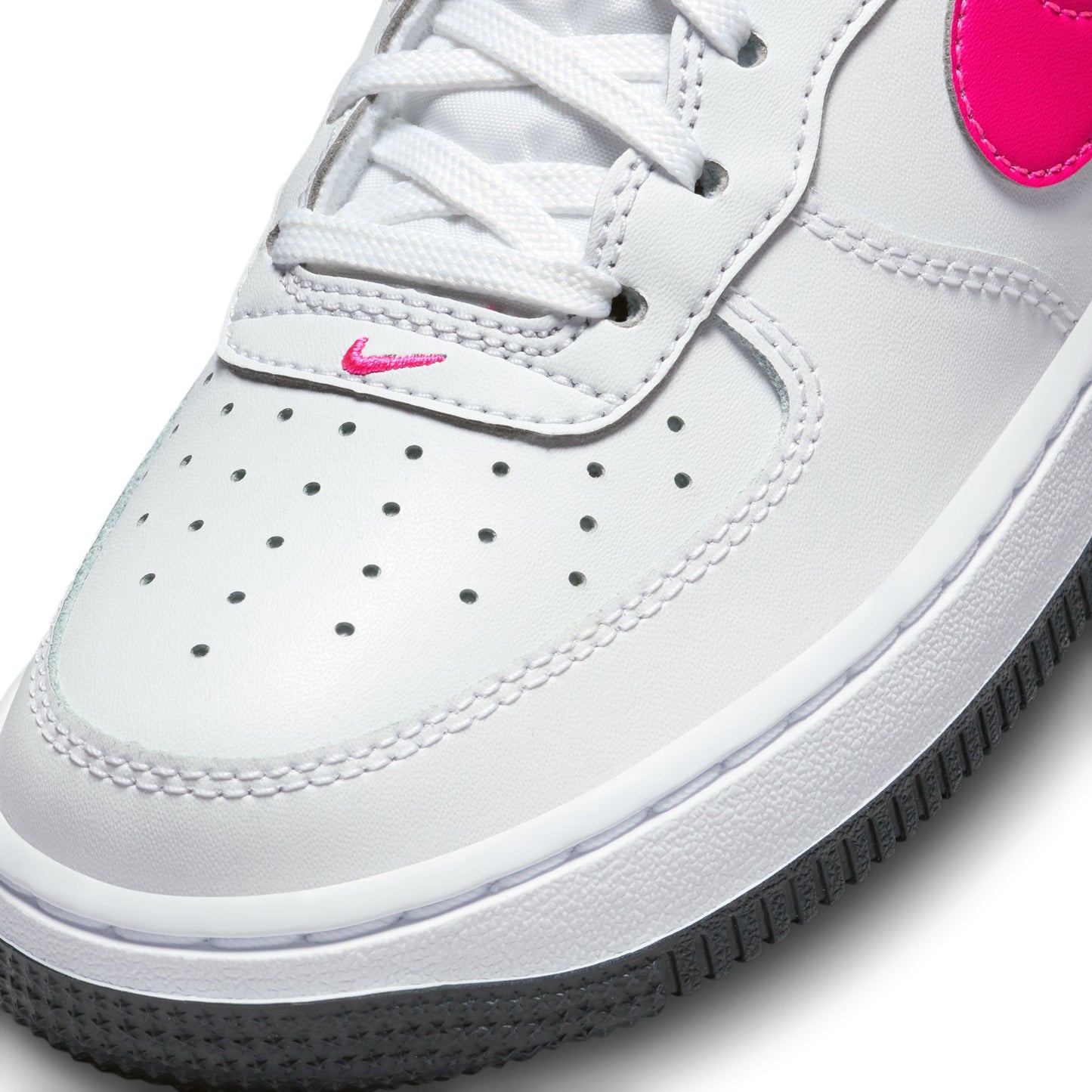 Big Kid's Nike Air Force 1 - White/Fierce Pink