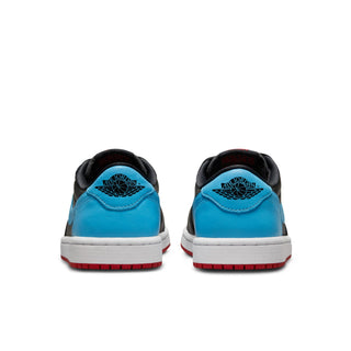 Women's Air Jordan 1 Low OG - Black/Powder Blue-Gym Red