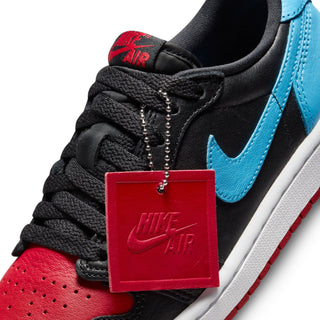 Women's Air Jordan 1 Low OG - Black/Powder Blue-Gym Red