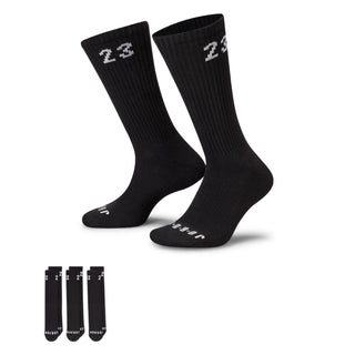 Jordan Essential Crew Socks 3 Pack - "Black"