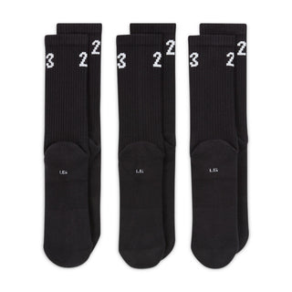Jordan Essential Crew Socks 3 Pack - "Black"