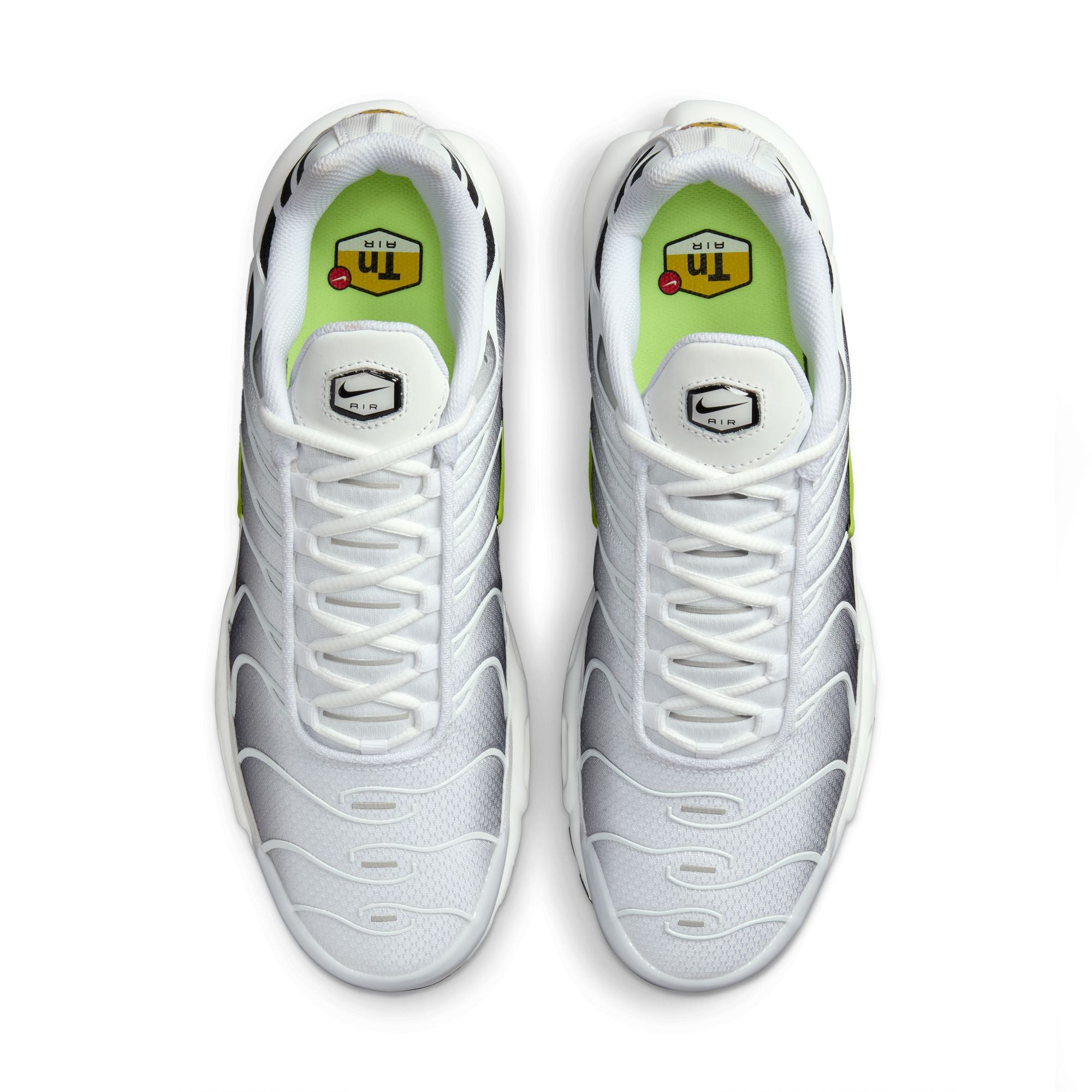 Men s Nike Air Max Plus White Volt SOLE PLAY