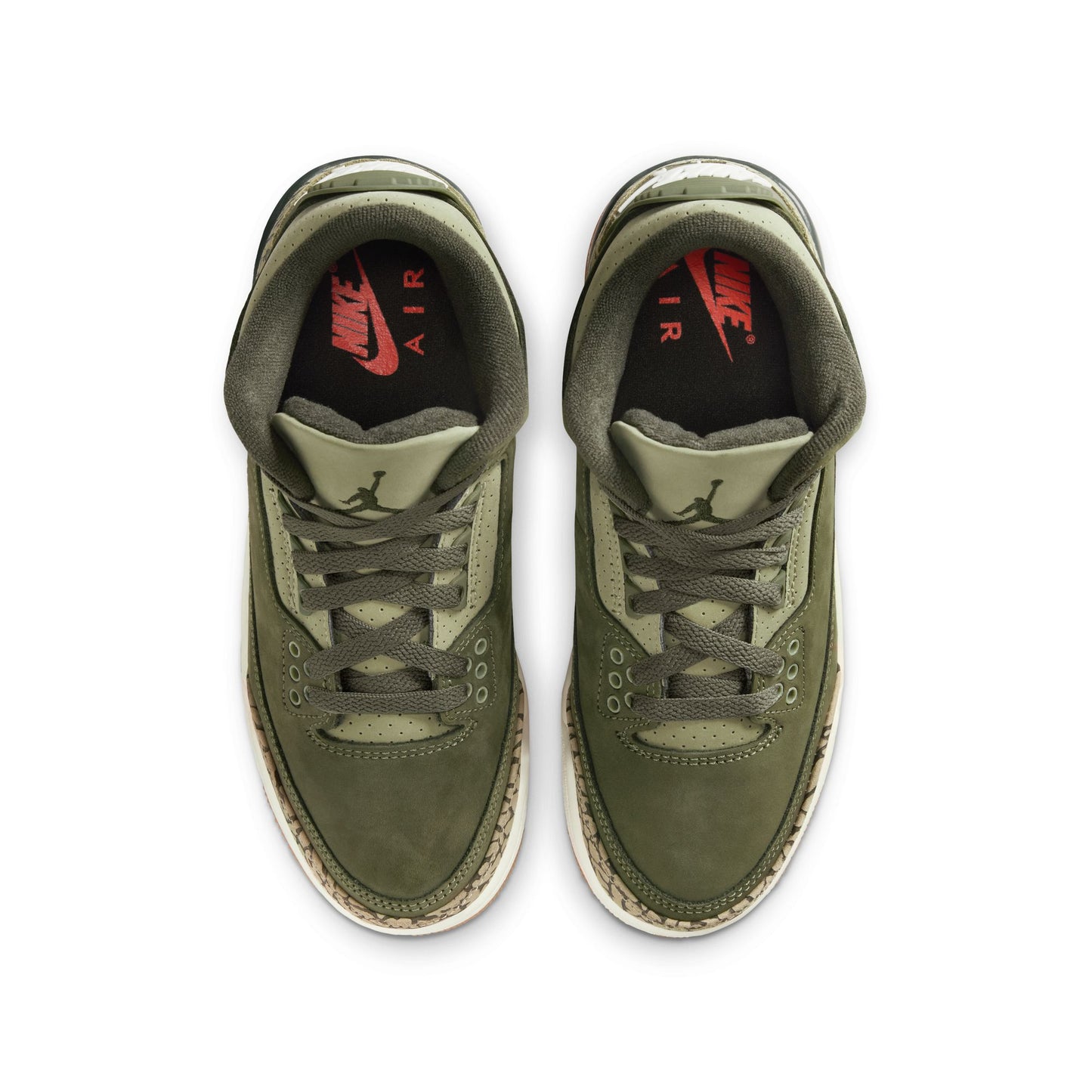 Big Kid's Air Jordan 3 Retro - "Medium Olive"