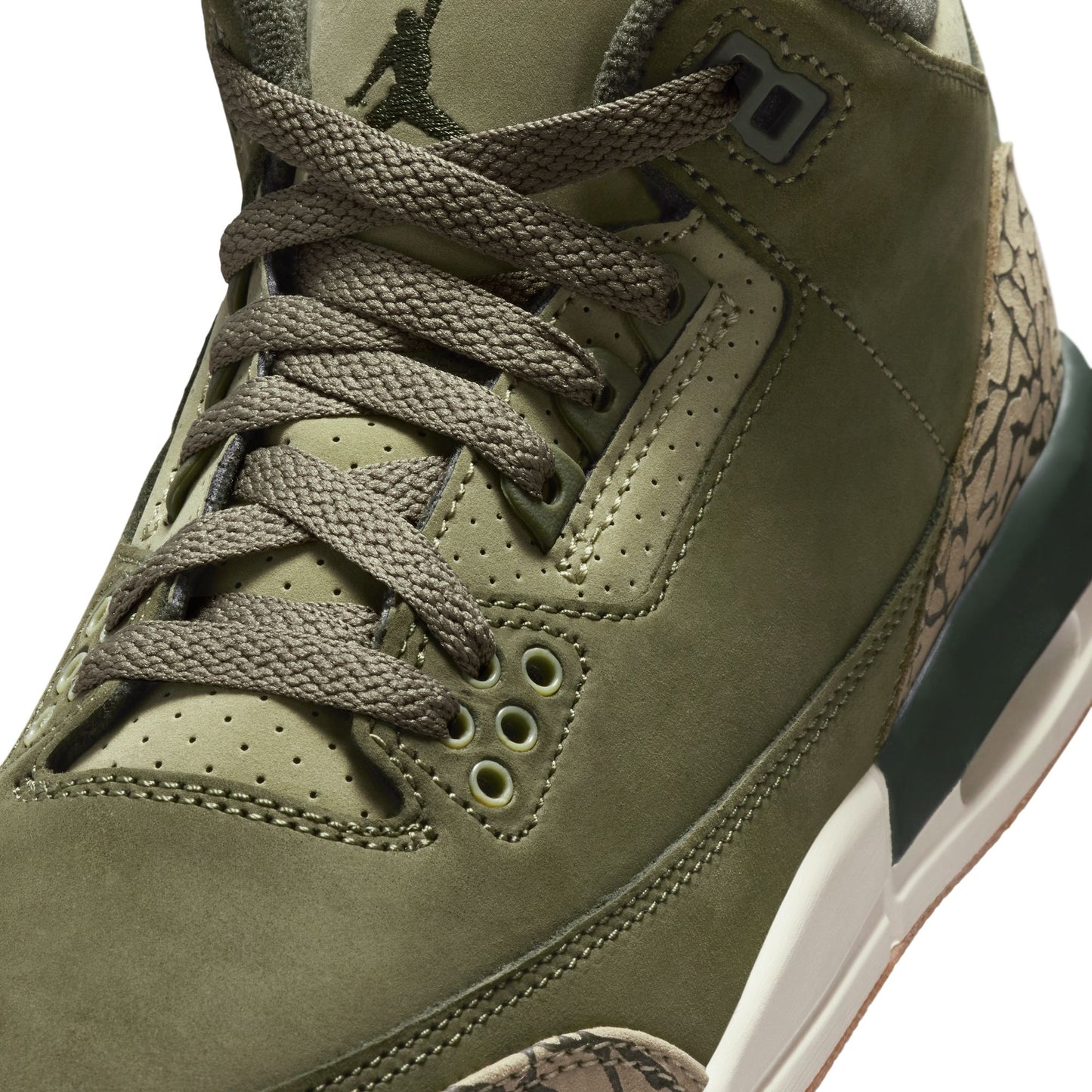 Big Kid's Air Jordan 3 Retro - "Medium Olive"
