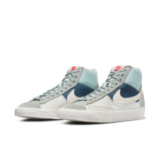 Men's Nike Blazer Mid Pro Club - Light Bone/Midnight Navy