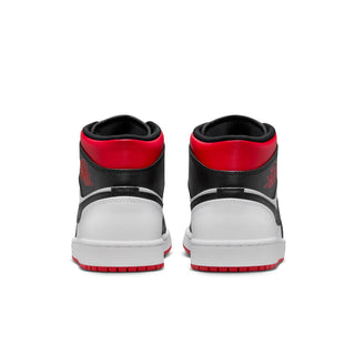 Men's Air Jordan 1 Mid - White/Gym Red
