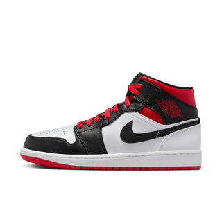 Men's Air Jordan 1 Mid - White/Gym Red